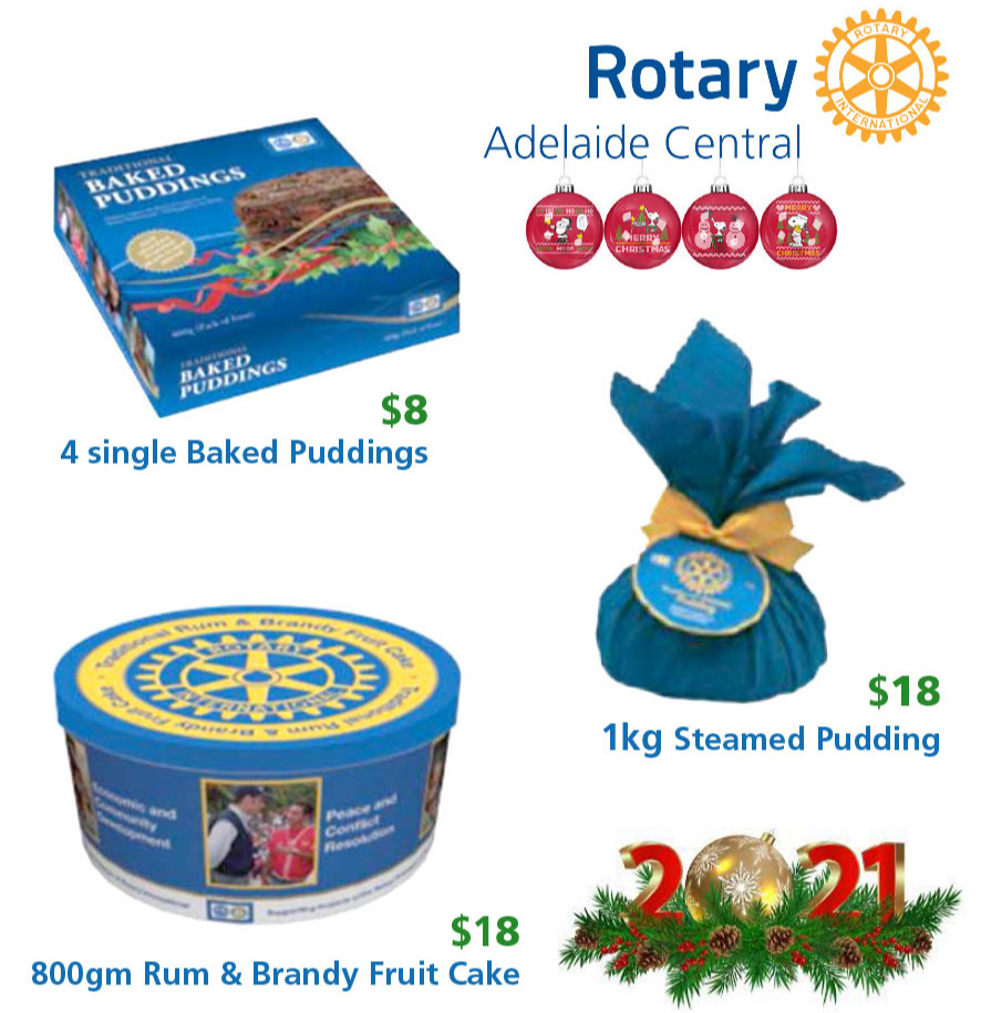 2021 Rotary Christmas Puddings and Cakes